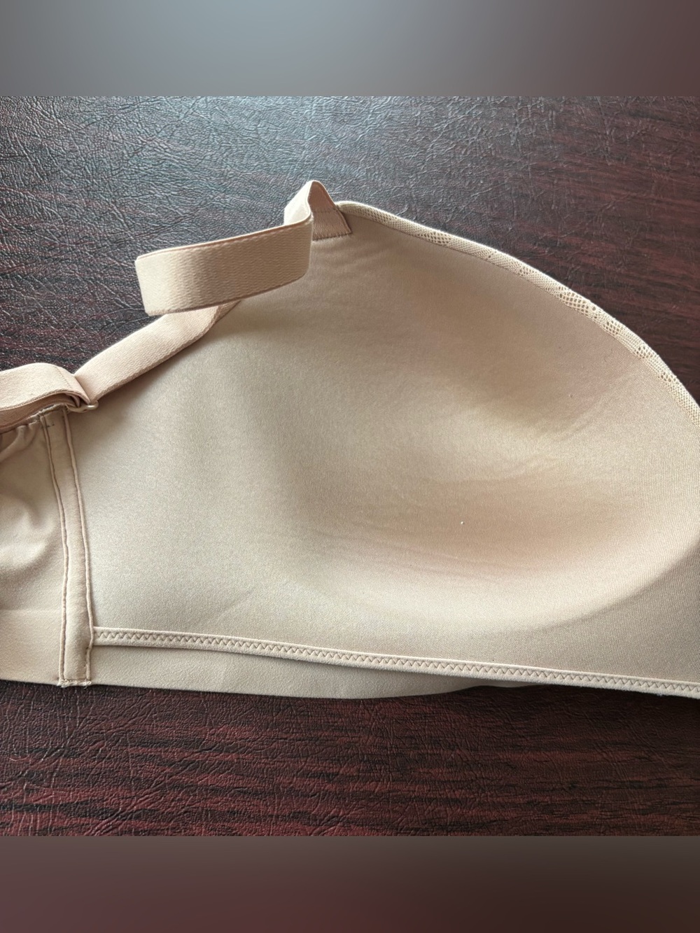 SOMA Enbliss Wireless Bra 34DDD Light Beige Lace Overlay Wireless EUC - Picture 6 of 8